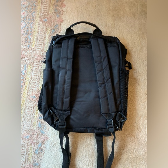 Vintage 90s Stone Ridge Medium Size Backpack w/ Adjustable Straps Black - Picture 14 of 16